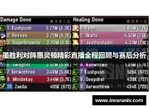 墨胜利对阵惠灵顿精彩直播全程回顾与赛后分析